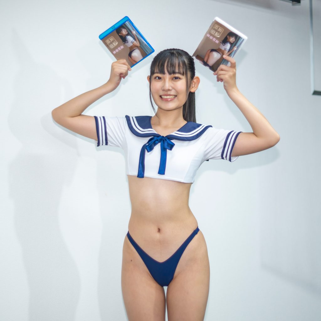 林田百加DVD「百加日記」(竹書房)取材会より