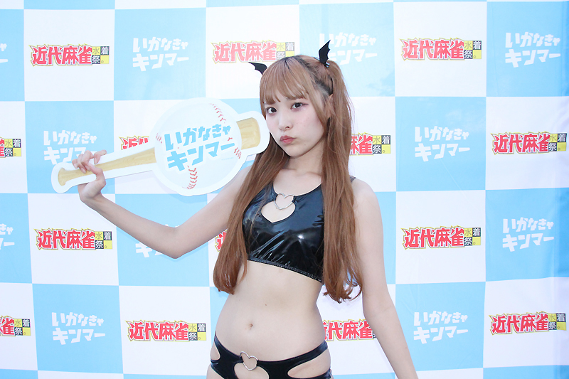 9月17日に開催された「近代麻雀水着祭2023」に出演した田乃むぎ