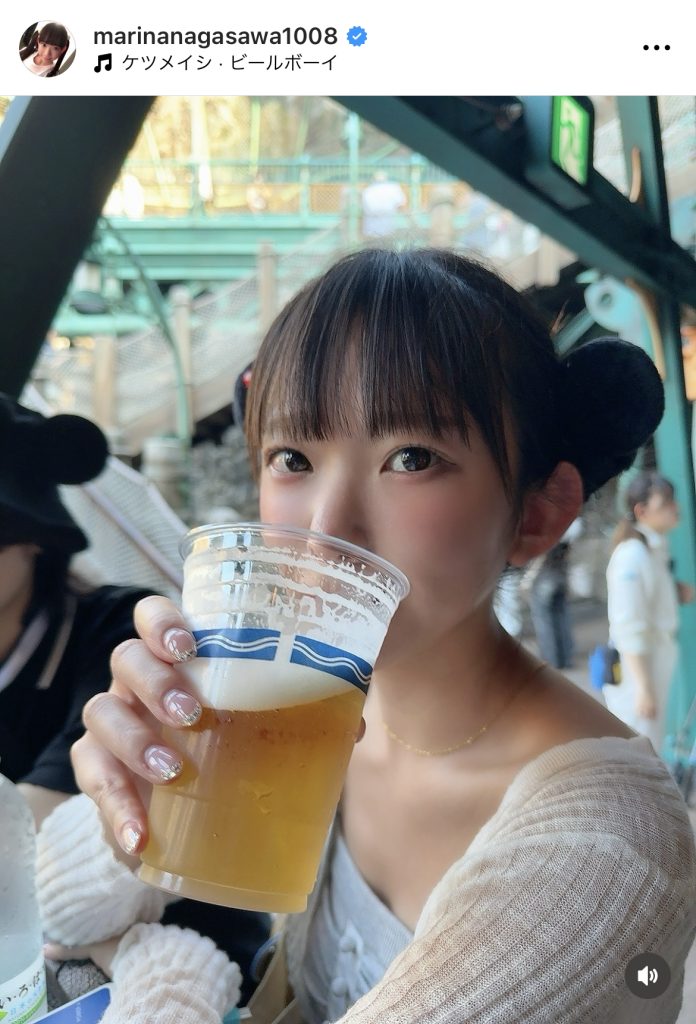 ディズニーシーでも生ビール