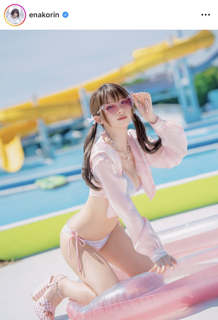 ハートサングラスがキュート