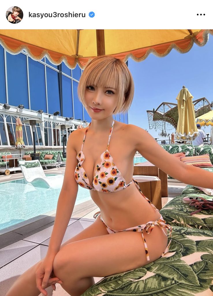 ロサンゼルスの暑い日差しを楽しむ