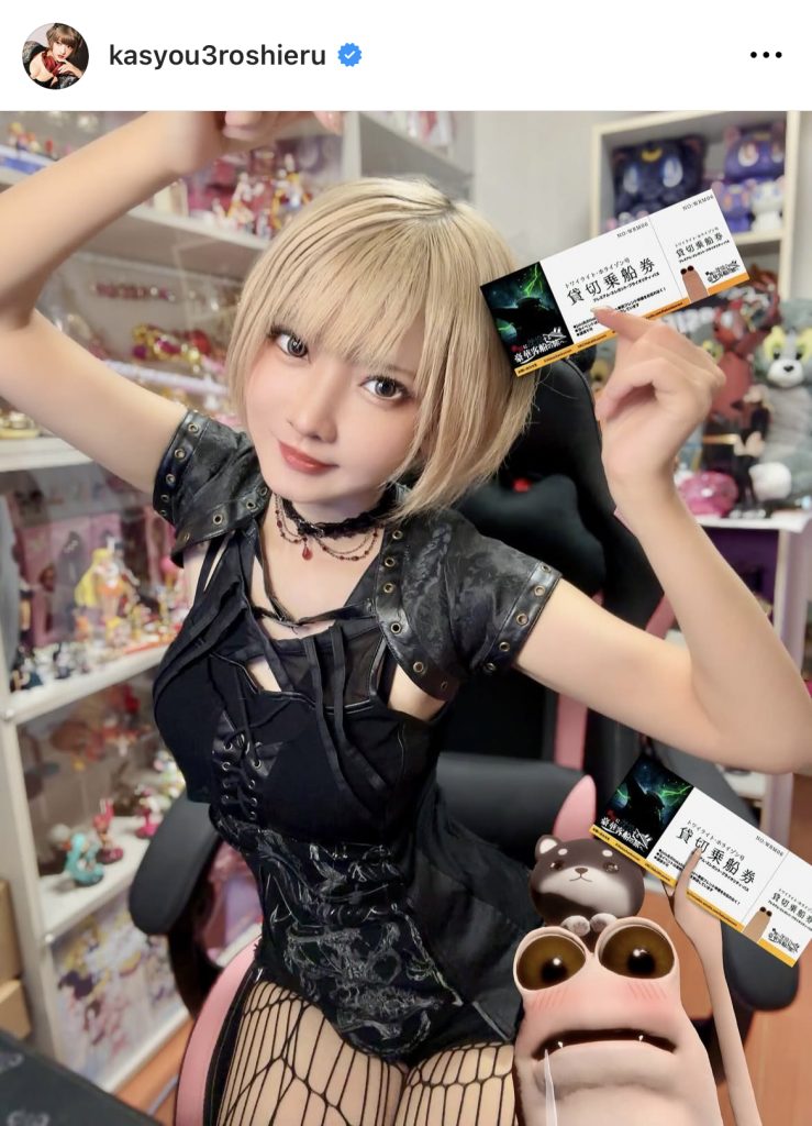 火将ロシエル、自室での1コマ