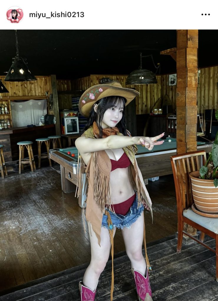 とてもキュートなカウガールスタイル