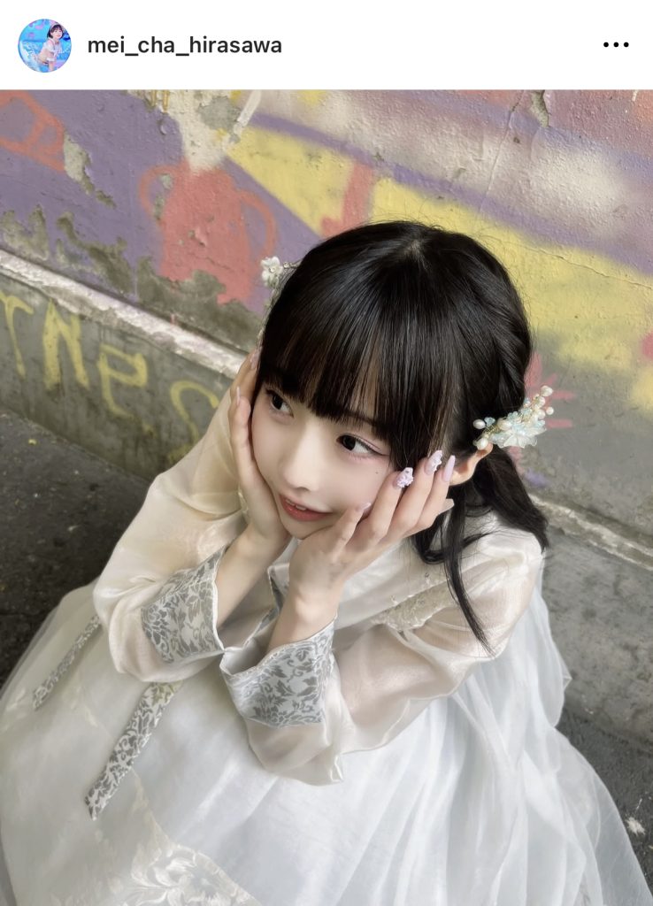 純白のドレスも似合っていてかわいい