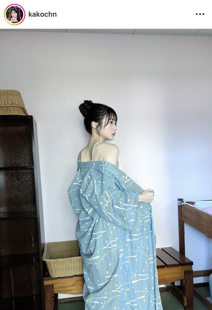 浴衣を脱いでしらたまボディを開放