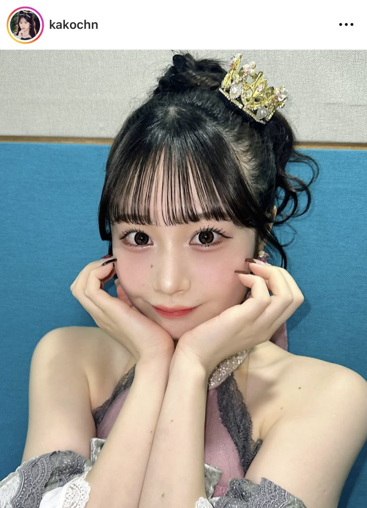 好評だったという髪型での1枚