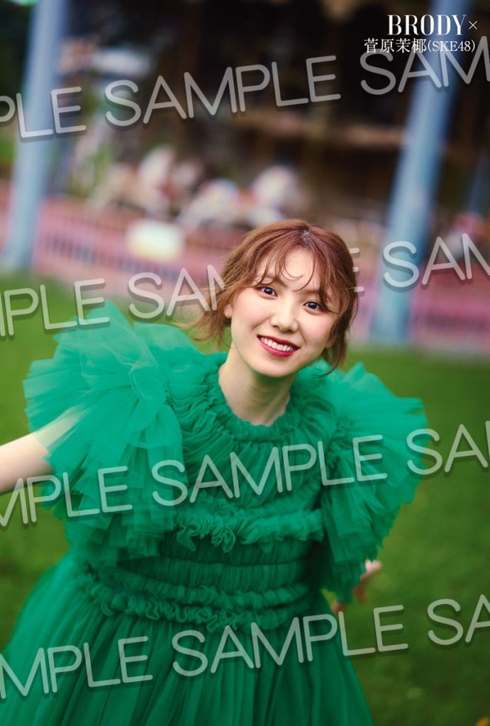 『BRODY2025年10月号』セブンネットショッピング特典：SKE48・菅原茉椰ポストカードA