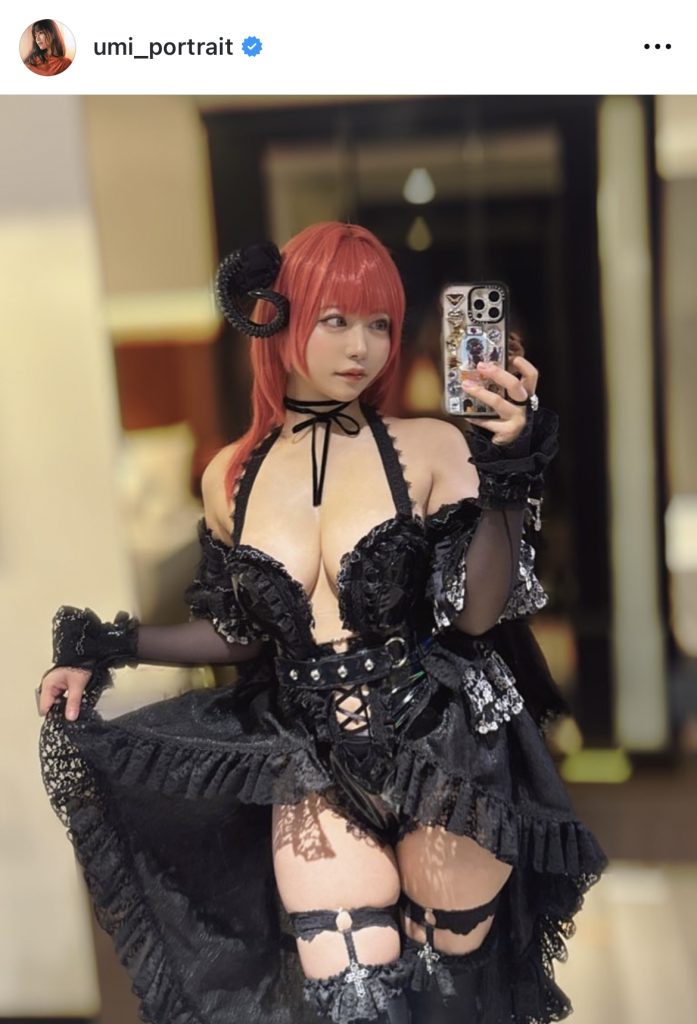 セクシー過ぎる東雲うみのサキュバス姿