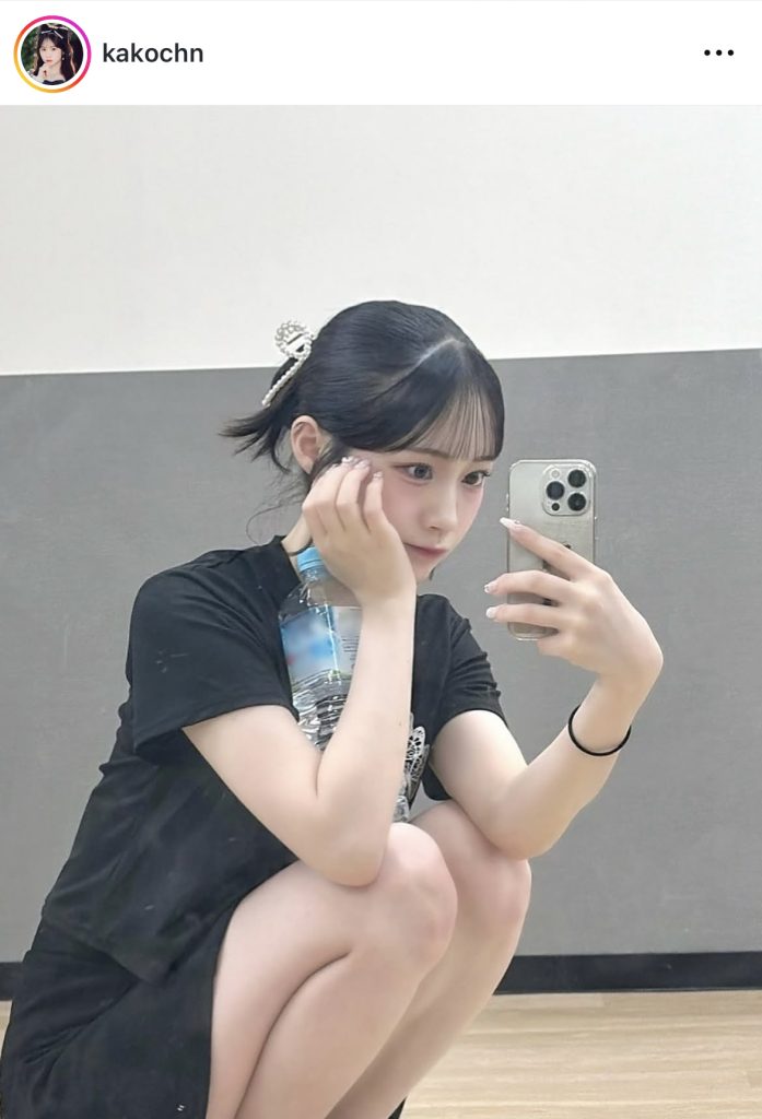 バックステージでの1コマ