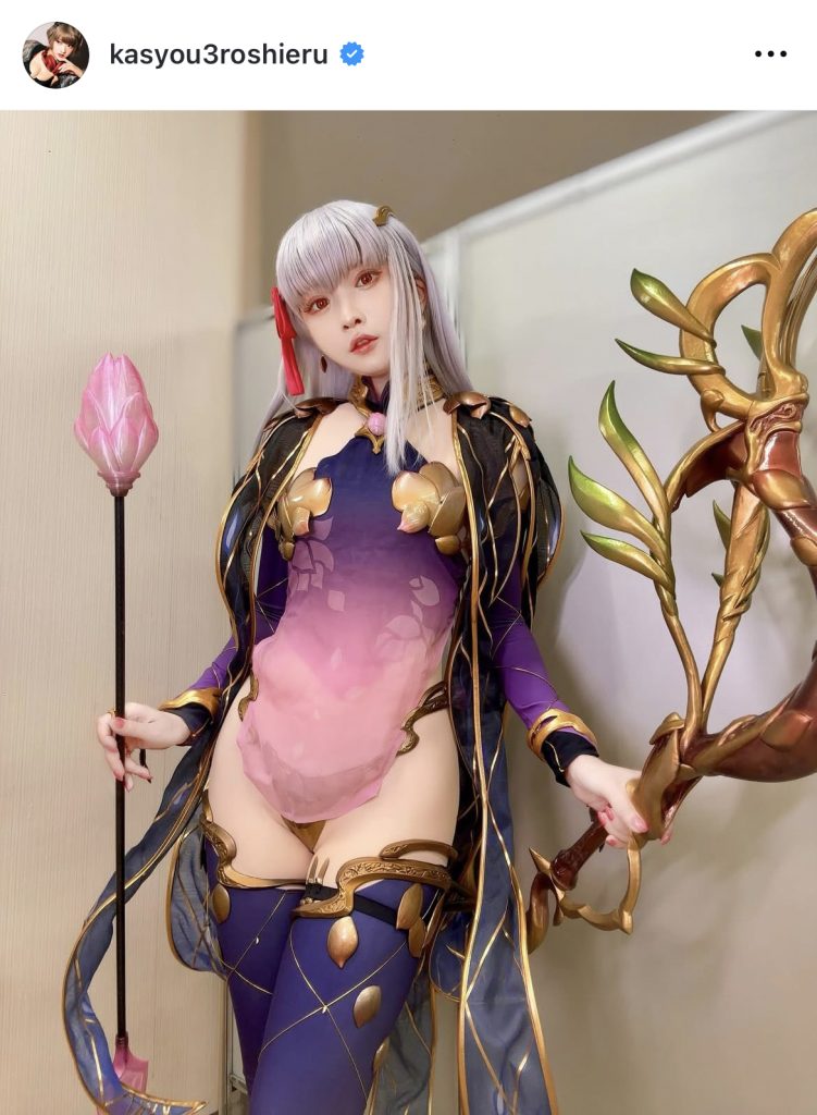 「Fate/Grand Order」カーマのコスプレ姿を披露した火将ロシエル