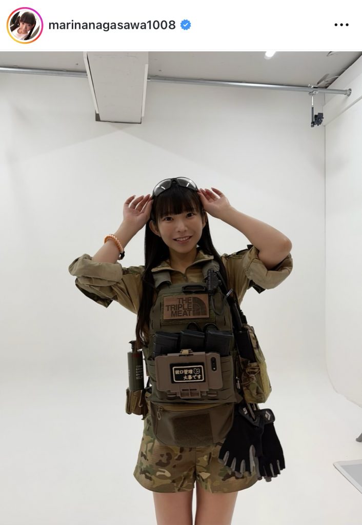 ミリタリースタイルも大変かわいらしい