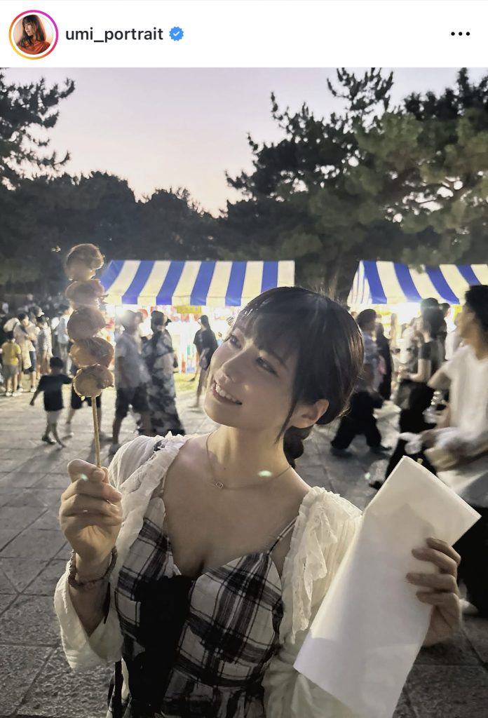 花火大会の屋台を満喫