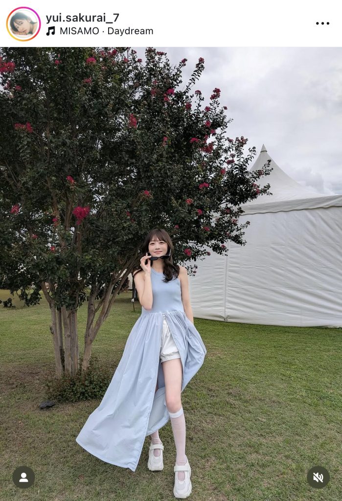 FRUITS ZIPPER・櫻井優衣がキュートな私服姿を公開