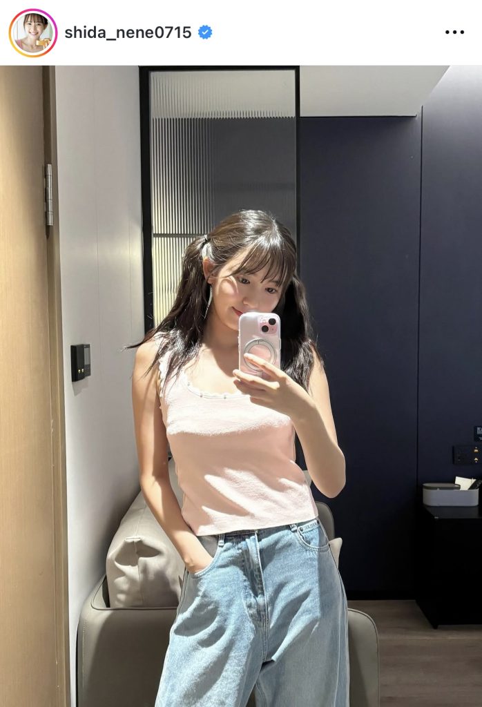 バックステージでの1コマ