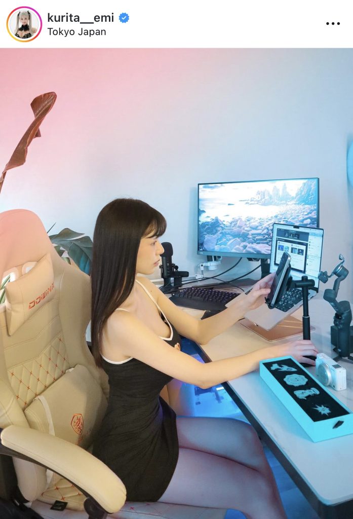 お仕事モードのくりえみ