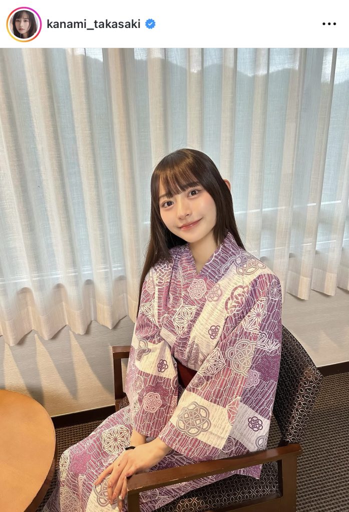 涼しげな浴衣姿