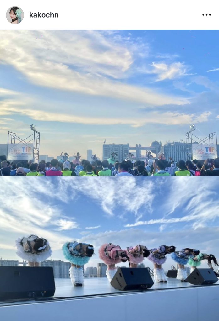 「TOKYO IDOL FESTIVAL(TIF)」SKY STAGEで熱いパフォーマンスを繰り広げたideal peco