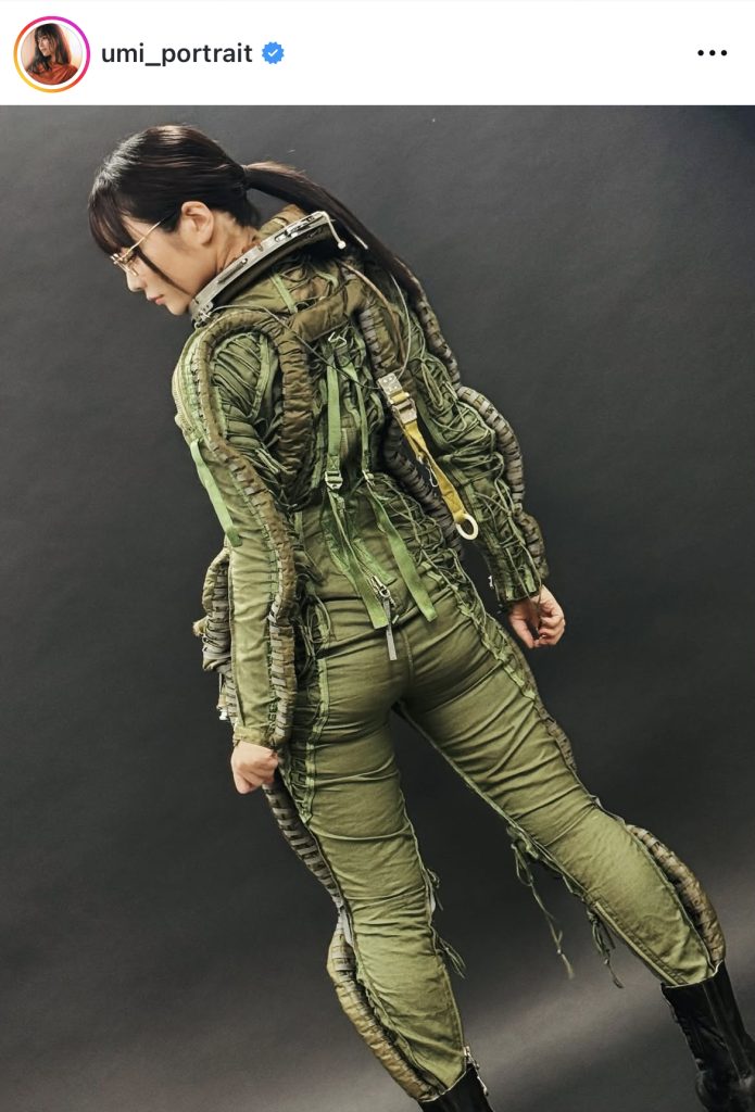 旧ソ連空軍耐Gスーツでのバックショット