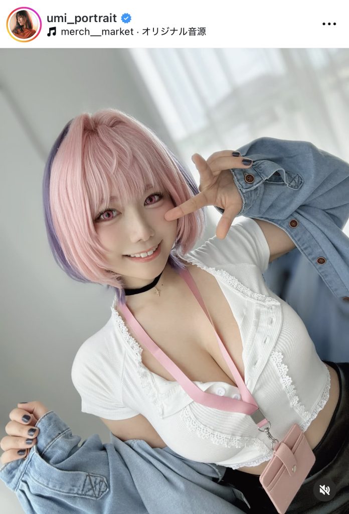 東雲うみが「のあ先輩はともだち。」早乙女望愛のコスプレ姿を披露