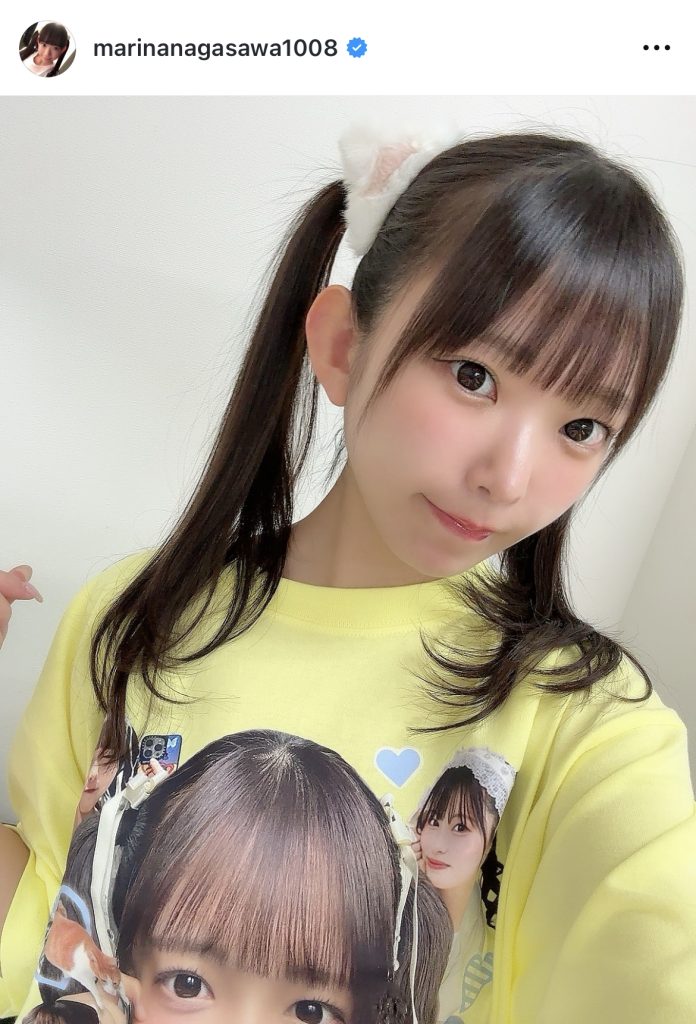 涼しげなTシャツ姿もかわいらしい