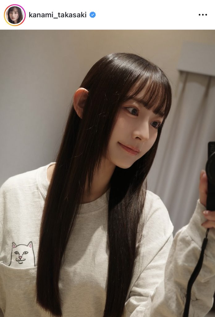 髪質改善を終えて髪の毛がサラサラ