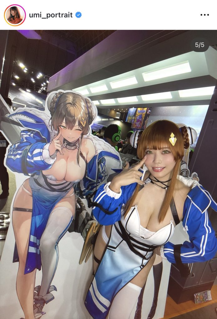 コチラでもパネルと記念撮影