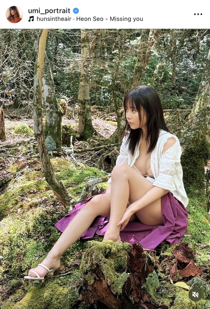 美脚がまぶしい1枚