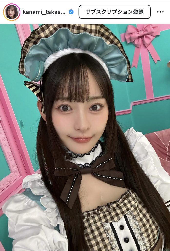 “無敵のグラドル”高崎かなみがメイド姿を披露