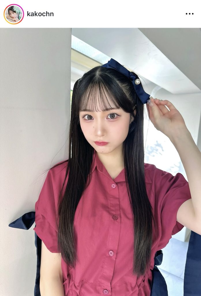 お父さんからの誕生日プレゼント代で買ったというワンピース姿