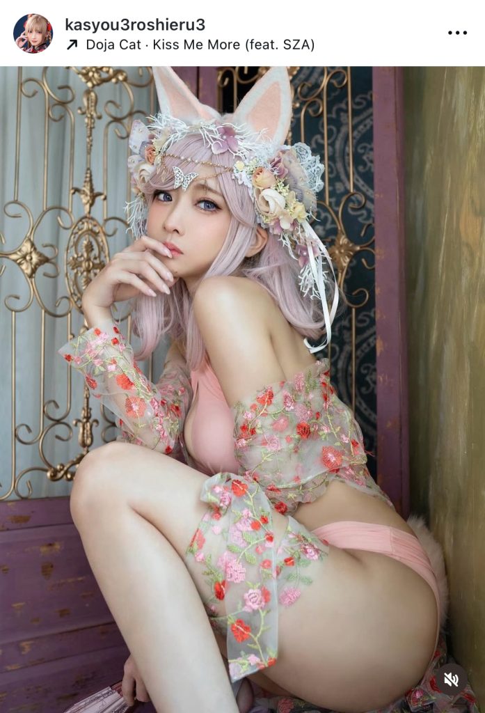 メルヘンで色っぽいケモミミ姿を披露