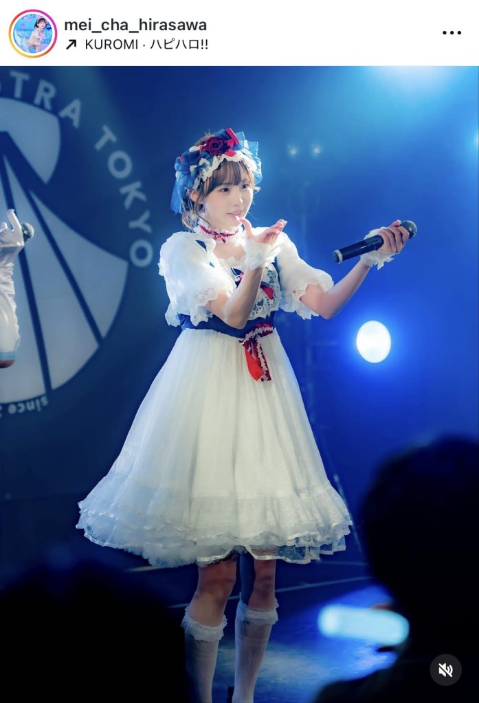 ライブでのキュート過ぎるめいちゃ