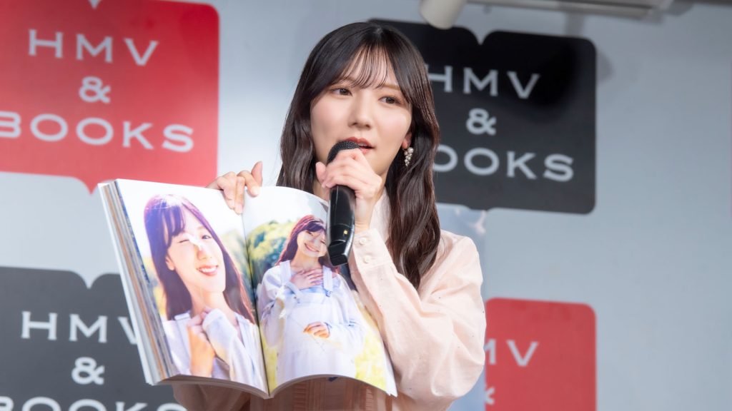 日向坂46・河田陽菜が2nd写真集『テイクオフ』(竹書房)発売記念取材会に出席