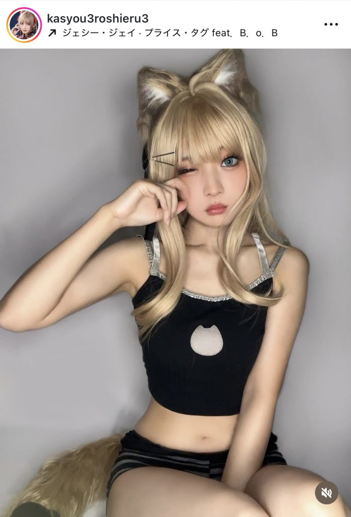 キプフェルのコスプレでパシャリ