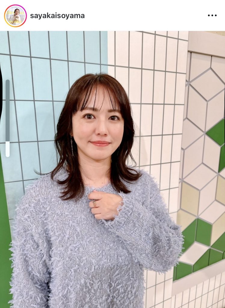 NHK総合「あさイチ」にはニット衣装で登場