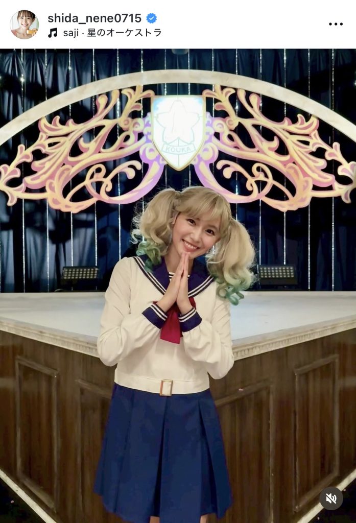 舞台「かげきしょうじょ!!」の衣装姿