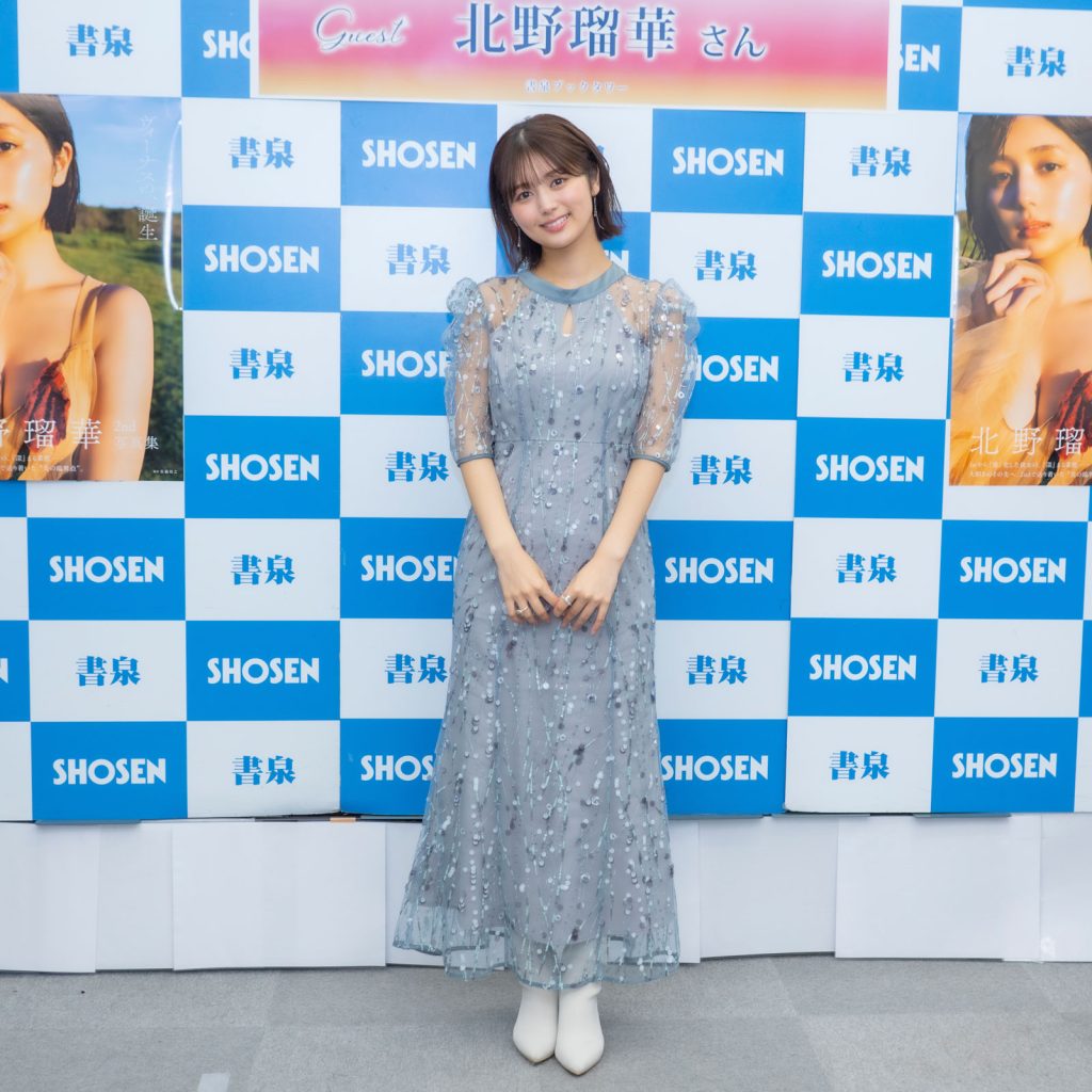 北野瑠華2nd写真集『ヴィーナスの、誕生』(白夜書房)発売記念取材会より