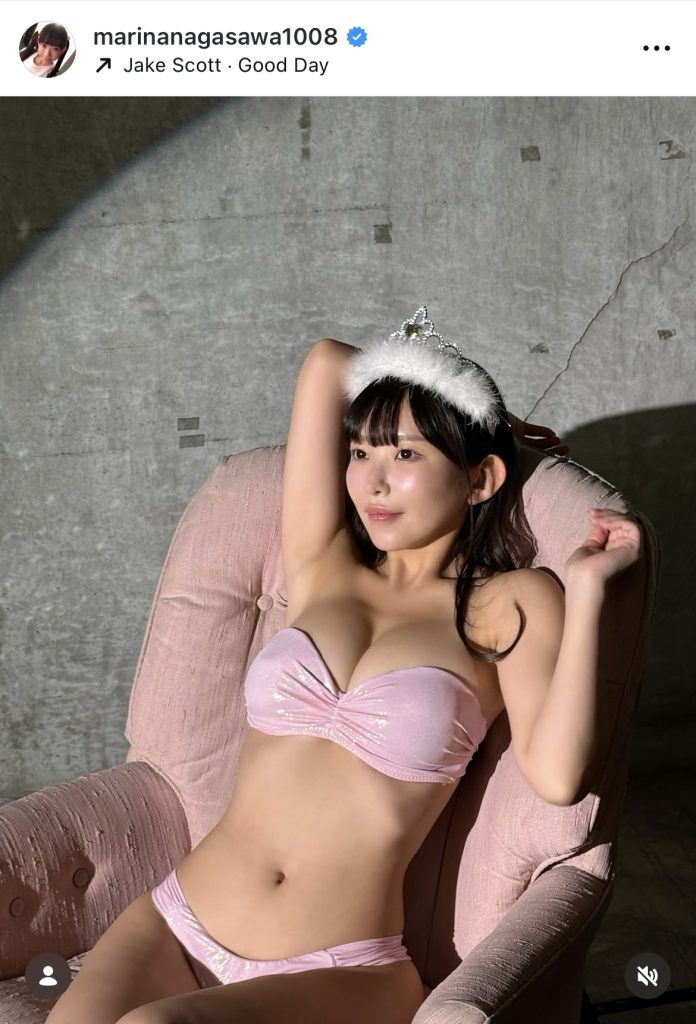 「週刊プレイボーイ」撮影での1コマ