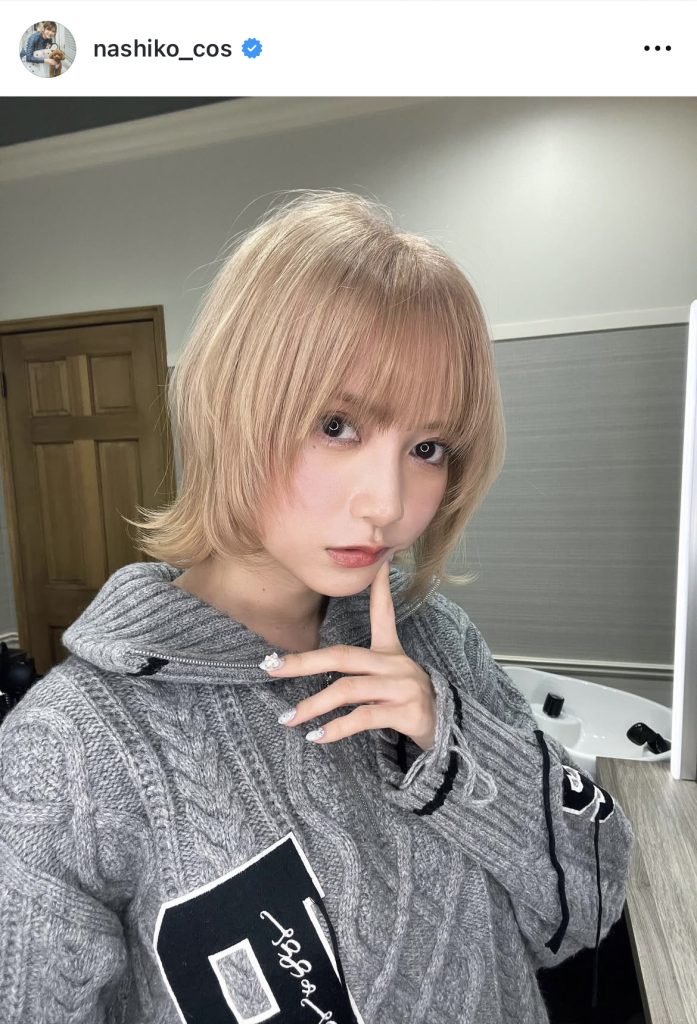 桃月なしこがショートでお気に入りのニット姿を公開