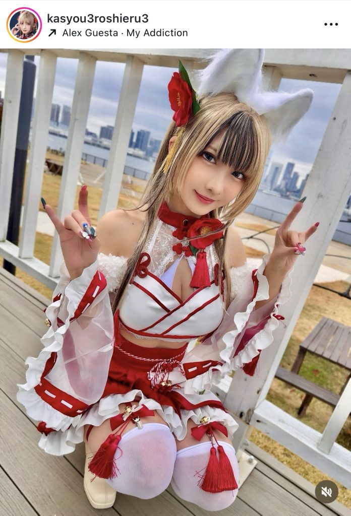 “狐×巫女”のコスプレ画像を公開
