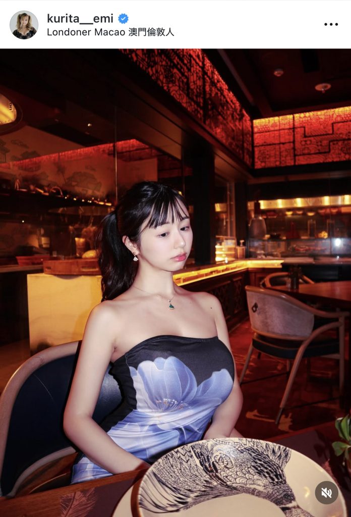 くりえみの美しいドレス姿