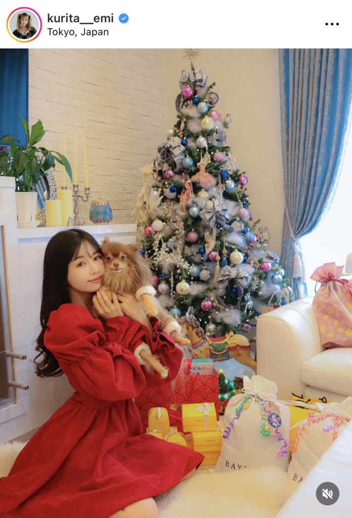 クリスマスを前に家族との時間を過ごす