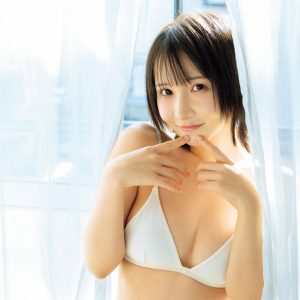 『オールスター後夜祭』で話題の美女、雑誌初グラビアに挑戦