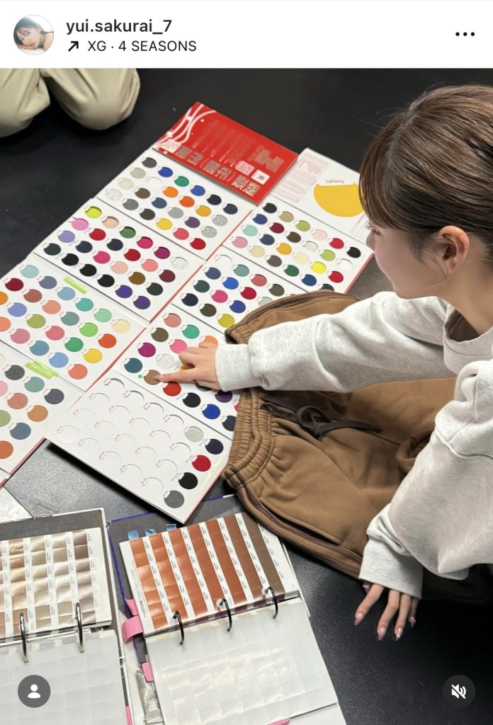 グッズプロデュースでサンプルチェック中