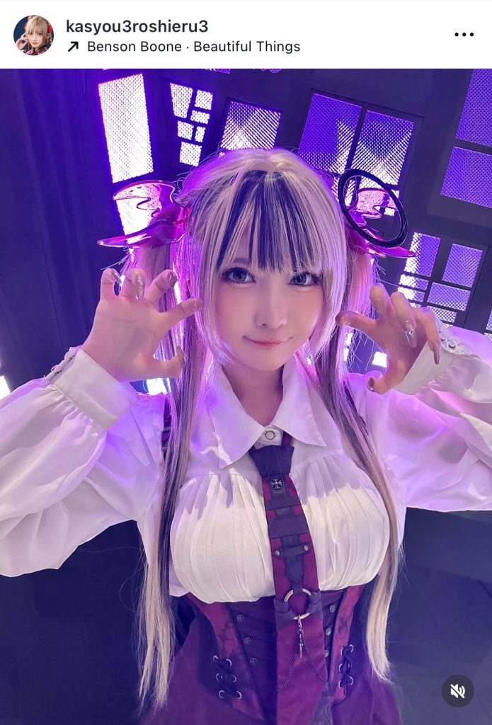 髪型も含めて全てがキュート！