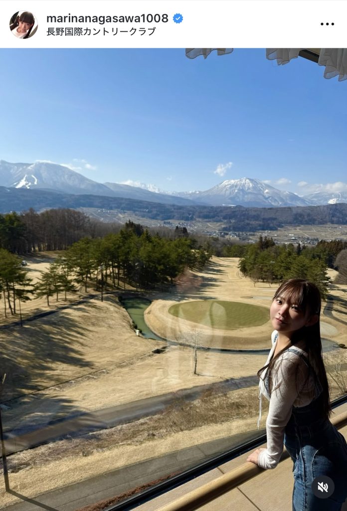 突然振り向いた長澤茉里奈にドキッ