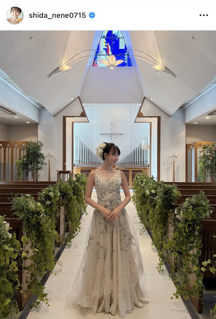 とても美しいドレス姿