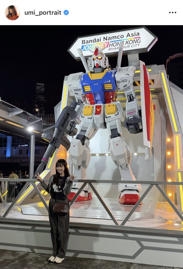 ガンダムとも撮影