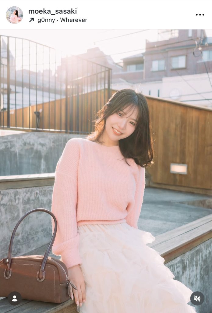 春っぽい私服姿