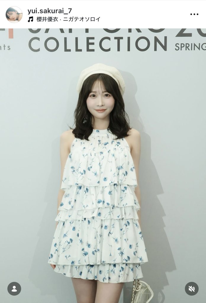 「SAPPORO COLLECTION 2026 SPRING/SUMMER」での衣装姿