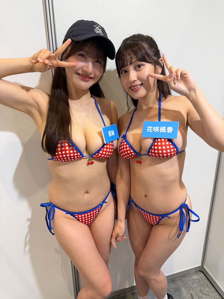 「台湾TRE2026(Taipei Red Expo)」に出演した原つむぎと花咲楓香